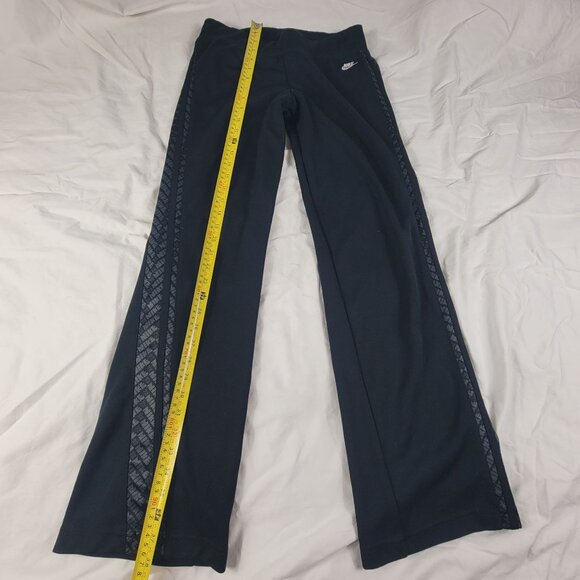Nike Womens Small Black Wide Legs Workout Jogging Pants Leggings Training - Picture 10 of 11